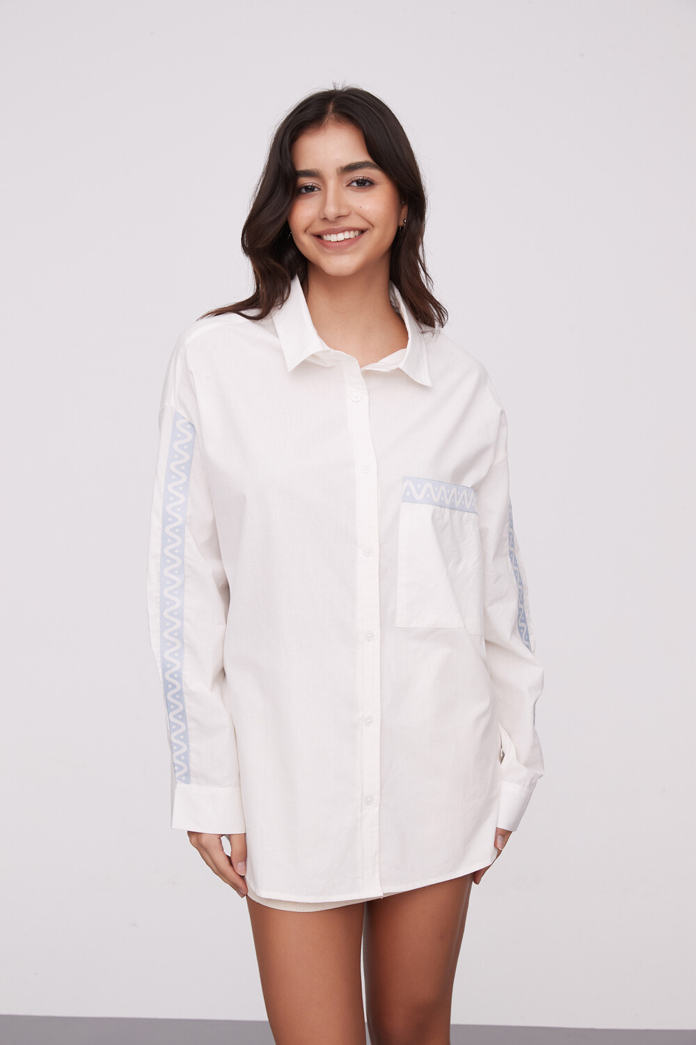 Camisa Marcely Marfil / Off White