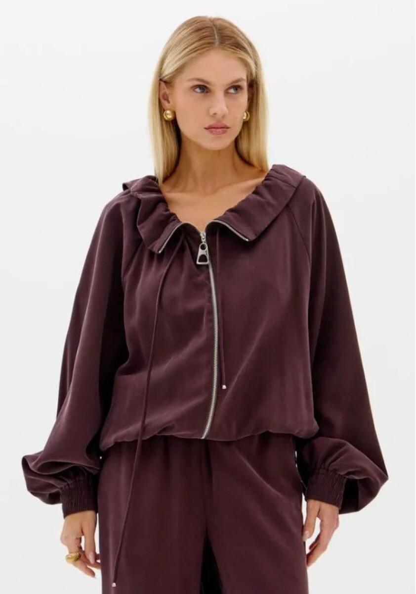 Chaqueta manga larga Marieta - Marrón 