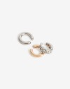 Aros Sets Metal Set Cuffs - Combinacion Bicolor