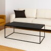 Mesa de centro GLAZED Negro - UNICO