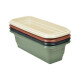 Maceta rectangular 3 lts MARRON