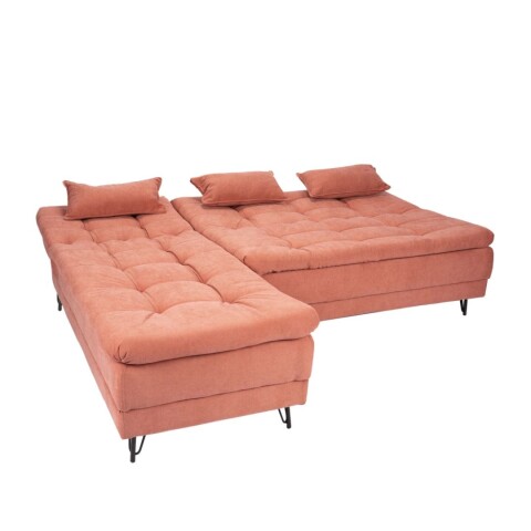 SILLÓN CAMA CON CHAISE- NICE TERRACOTA STEEL ROBLES Sillón Cama Con Chaise- Nice Terracota Steel Robles