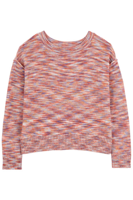 Buzo de punto, diseño jaspeado Buzo de punto, diseño jaspeado