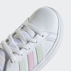 Championes Adidas Grand Court Lifestyle Ftwr White/crystal Jade/clear Pink