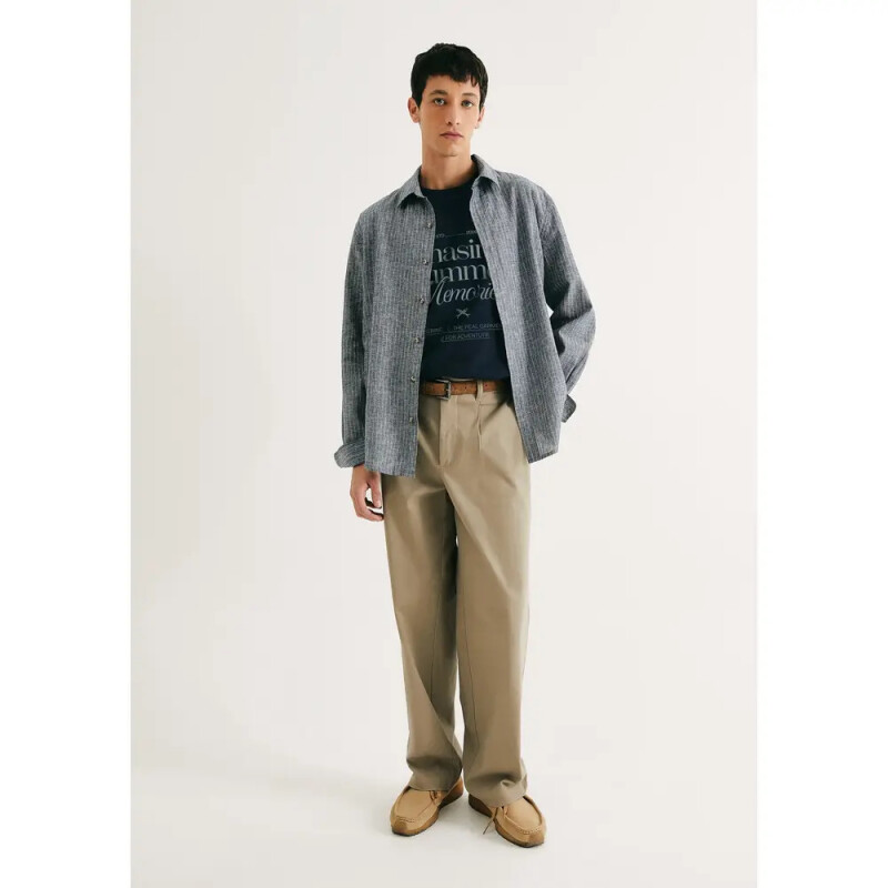 CAMISETA MM MASC AZUL ESCURO