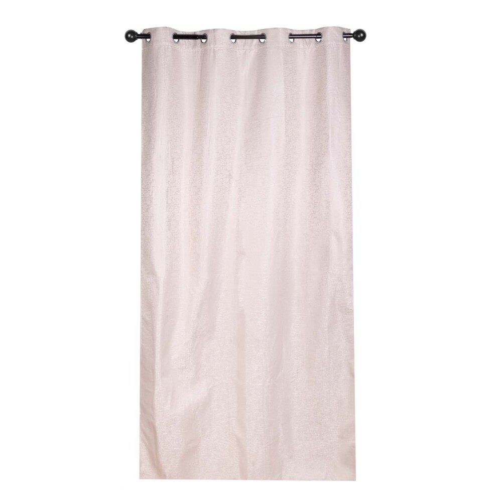 CORTINA POLIESTER NATURAL-BEIGE C/ANILLAS AISLANTE