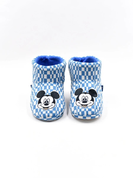 PANTUFLA BOTA INFANTIL DISNEY MICKEY AZUL
