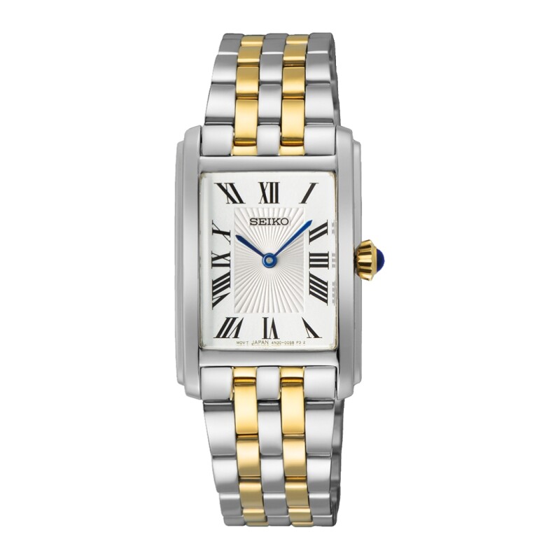 Reloj Seiko SWR087P1 para dama con correa de acero Dorado