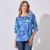 Blusa Printed AZUL/MULTI