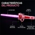 Espada Sable Retráctil con Luz RGB y Sonido Rojo 1