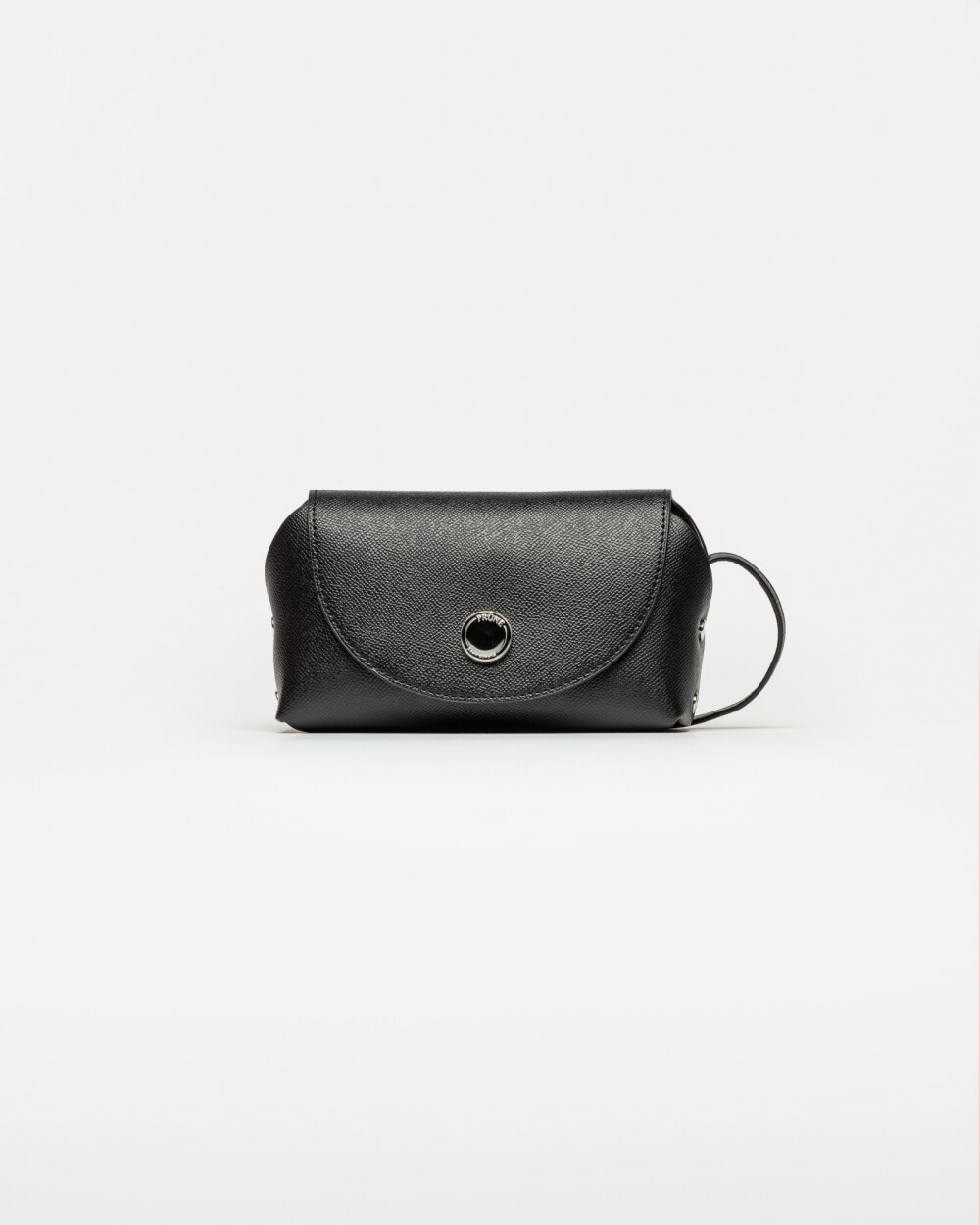 Bandolera Maldiva en efecto cuero Negro