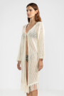 FRINGES CARDIGAN Cream