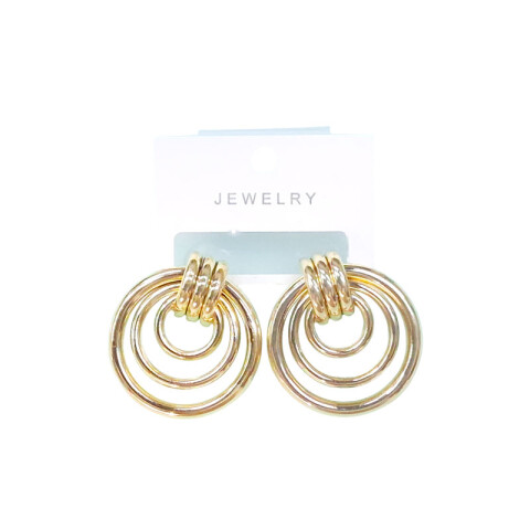 Aretes redondos dorados Aretes Redondos Dorados