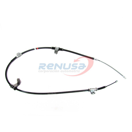 CABLE DE COMANDO HYUNDAI FRENO MANO IZQ.H1 07/ C/ ESPIRAL (ROJO BLANCO) - CABLE DE COMANDO HYUNDAI FRENO MANO IZQ.H1 07/ C/ ESPIRAL (ROJO BLANCO) -