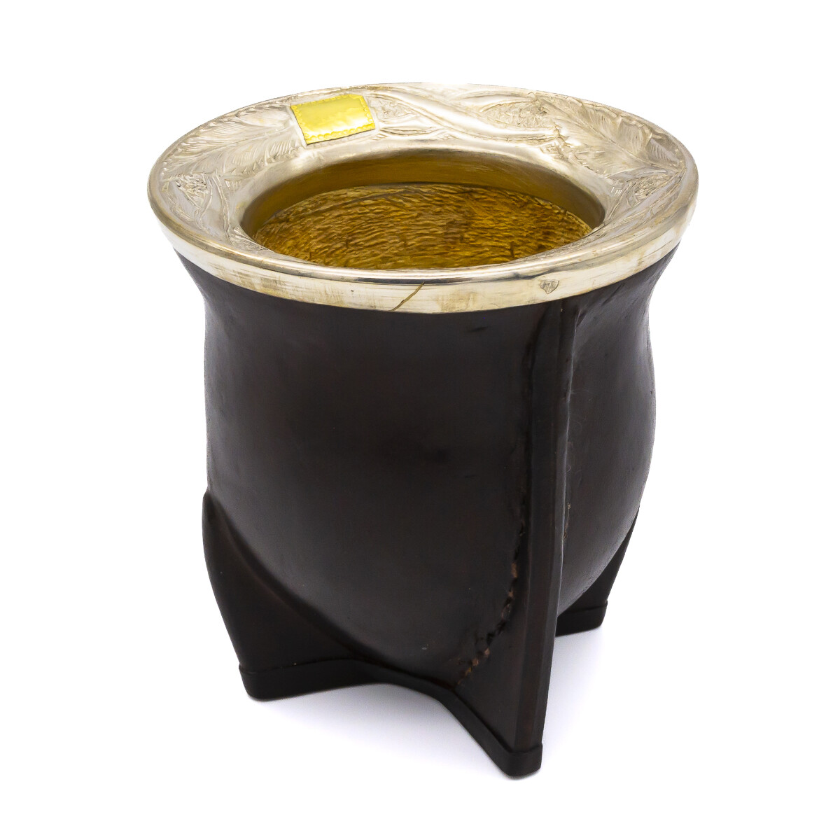 Mate de plata y oro. Modelo, CAMIONERO. 