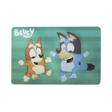 Individual Infantil Plástico Bluey 27 x 42 cm U