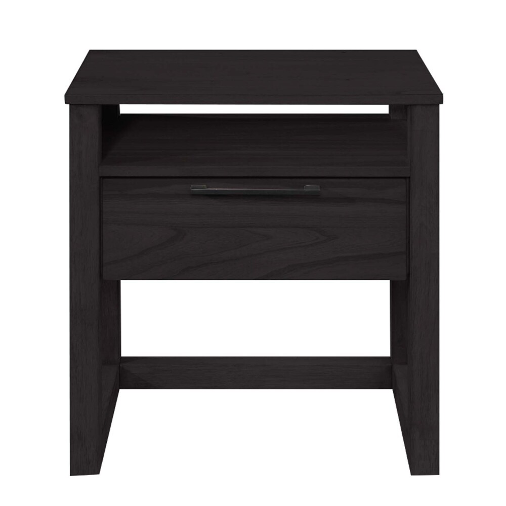 MESA DE LUZ MADERA NEGRO LILAC