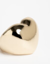 Anillos Medianos y Grandes Metal Anillo Corazón Bold Dorado - Dorado