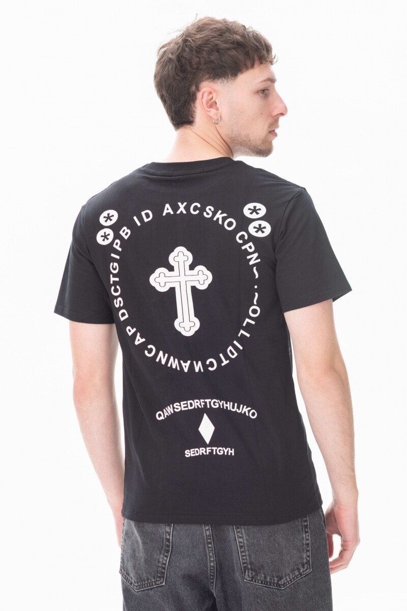 Remera Baticano Negro