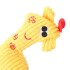 Peluche Mascota Jirafa Sonido Perros Gatos Cuerda Resistente Color Variante Amarillo