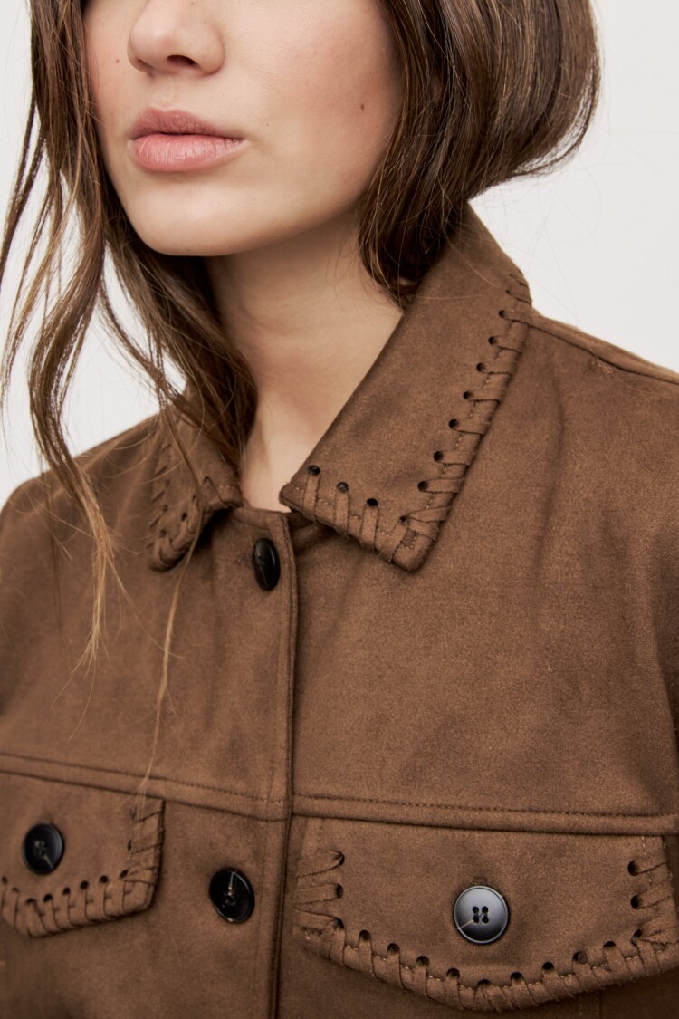 CAMPERA HICKOK Marrón oscuro