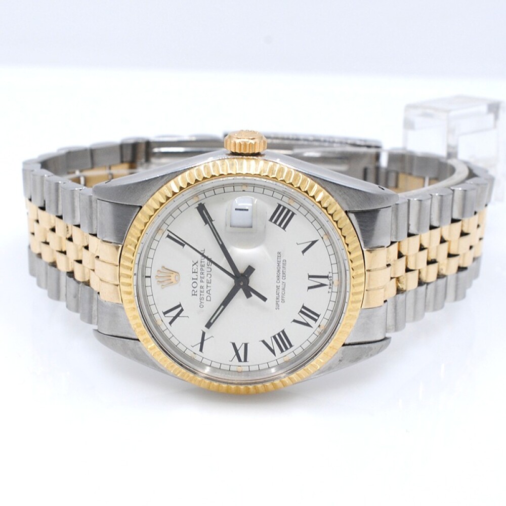 Rolex Datejust 16000 acero y oro 36 mm año 1980 calendario rápido Rolex Datejust 16000 acero y oro 36 mm año 1980 calendario rápido