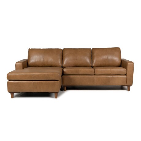Rinconera Sevilha - Cuero Natural - Chaise Izquierdo 1016 (Nozes)
