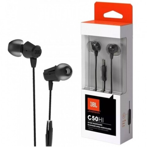 Auriculares JBL C50HI In Ear Wired Black Auriculares Jbl C50hi In Ear Wired Black