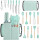 Set X19 Utensilios El Chingón Silicona Antiadherente Celeste
