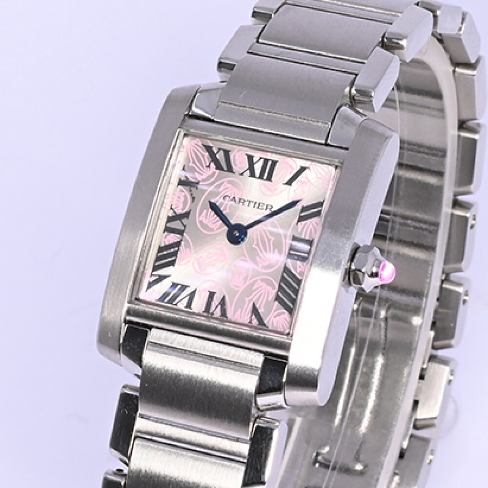 Cartier Tank Francaise small Happy Birthday W51031Q3 Acero inoxidable con caja y papeles Cartier Tank Francaise small Happy Birthday W51031Q3 Acero inoxidable con caja y papeles