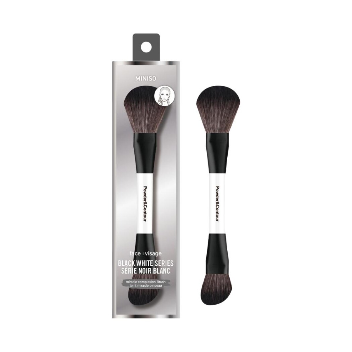 Brocha B&N doble polvo y rubor 