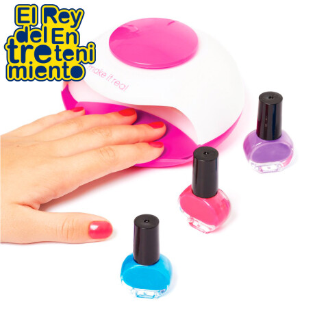 Juguete Spa De Uñas Esmaltes Con Secador Make It Juguete Spa De Uñas Esmaltes Con Secador Make It