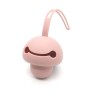 porta chupete silicona honguito MOON rosado