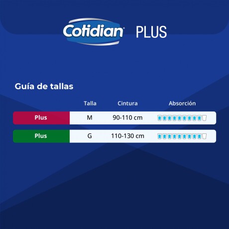 Cotidian Pañal Plus Talle Mediano Cotidian Pañal Plus Talle Mediano