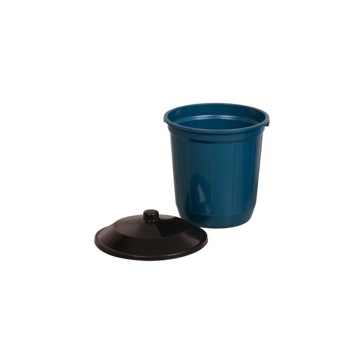 PAPELERA TACHO DE BASURA CON TAPA 13,6 LITROS MULTICOLOR