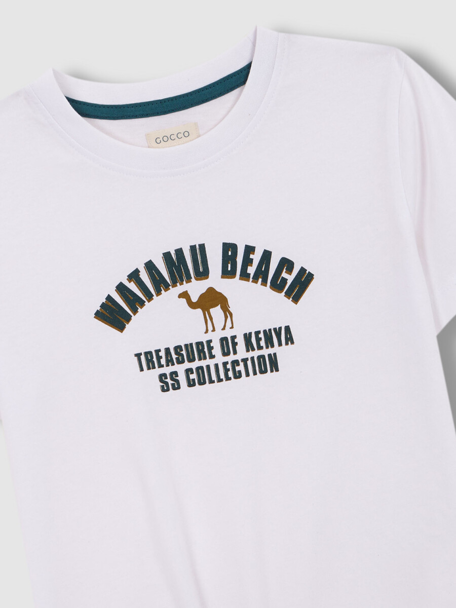 Camiseta Grafico Watamu Blanco