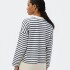 BLUSA ML FEM AZUL CARIBE/CHUMBO/BLANCO