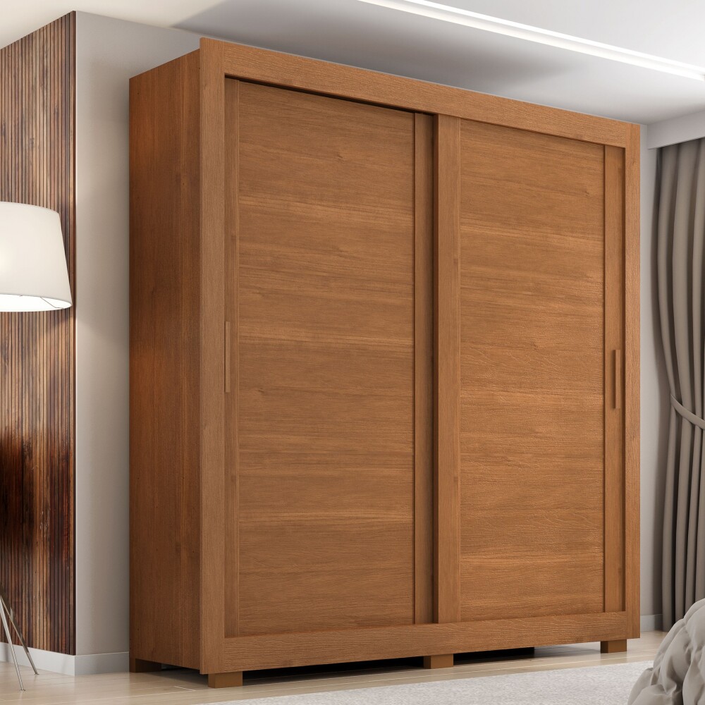 Ropero 2 Puertas Corredizas - Titanium Cinamomo