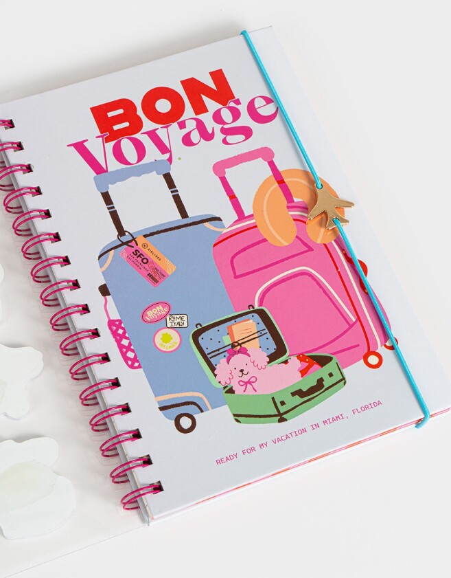 Anotadores Cuadernos y Memos Cuaderno A5 Estampa Perritos - Combinacion Multicolor