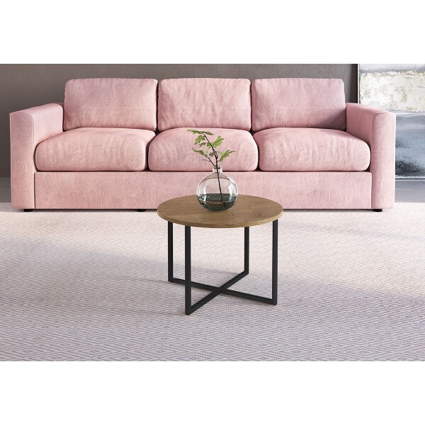 Mesa De Centro Circa Alta Unsi Hierro Madera MESA DE CENTRO CIRCA ALTA