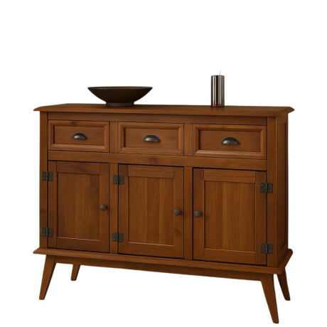 Aparador Encimera 3 Puertas New Veneza NOGAL BARNIZ Aparador Encimera 3 Puertas New Veneza NOGAL BARNIZ