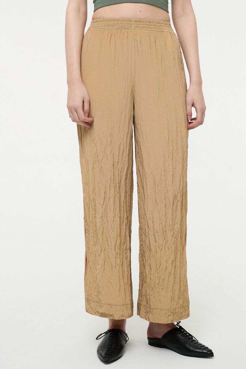 PANTALON RELAXED Camel