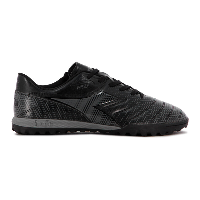 Zapato Fútbol Skipper Tf Diadora Teen Negro-gris