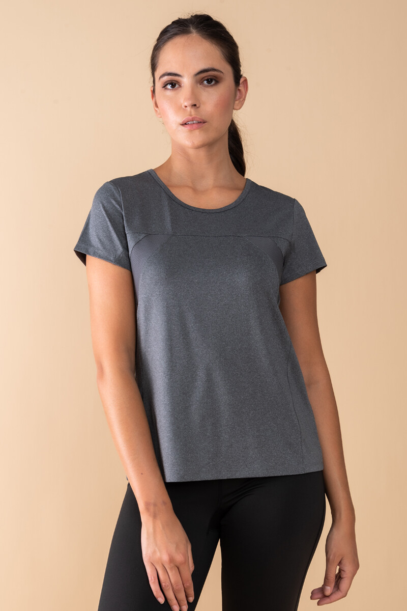 Remera fitness Gris