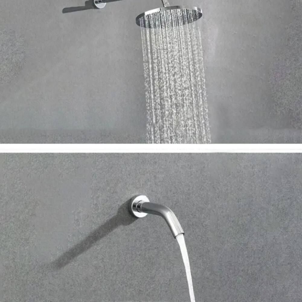 Grifería de Ducha bimando cruz Aqualía Cromo Grifería De Ducha Bimando Cruz Aqualía Cromo