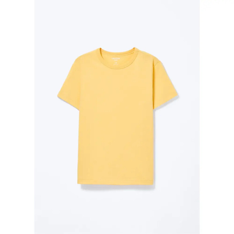 CAMISETA MM INFANTIL AMARELO CLARO
