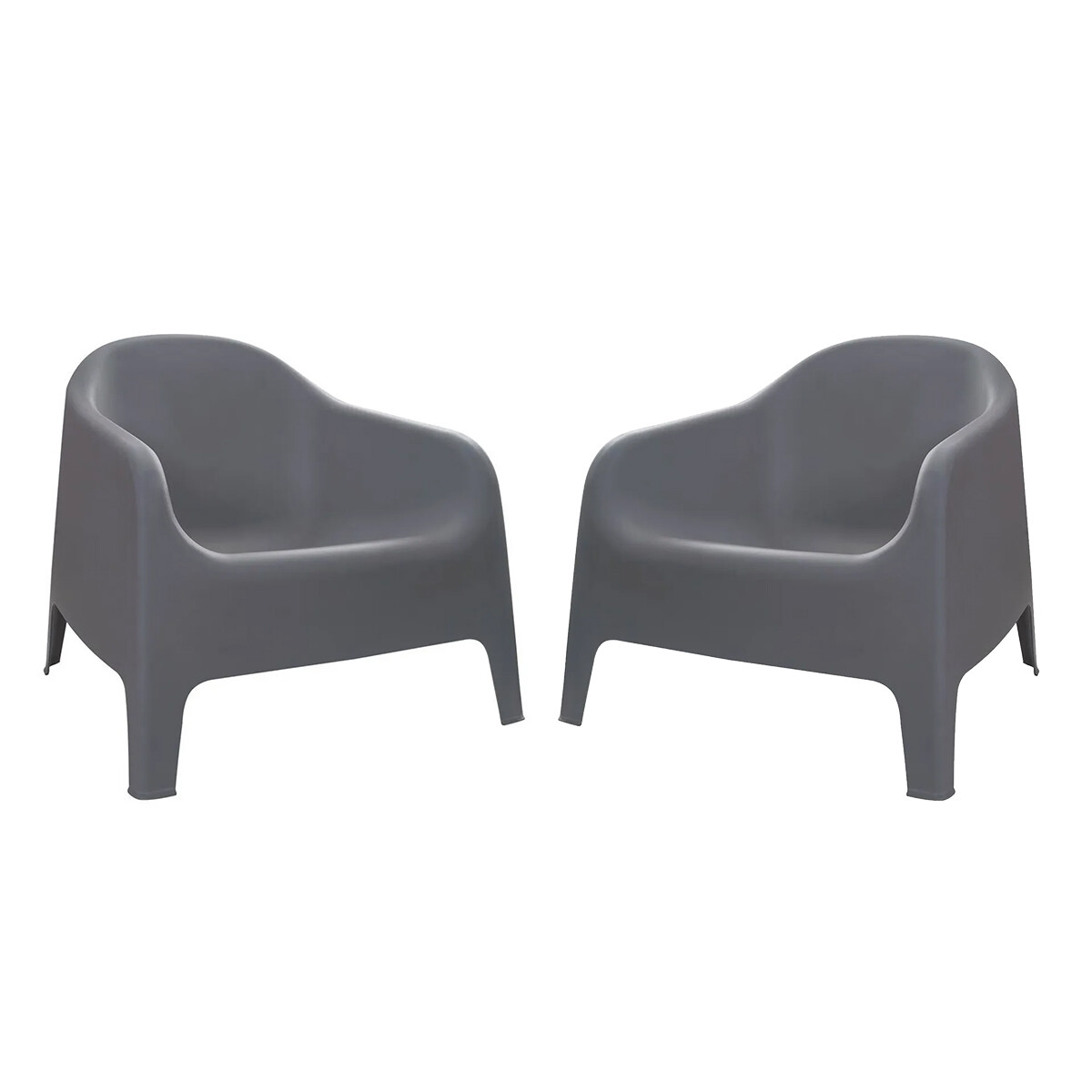 Set x2 Sillón Skarpo - GRIS 