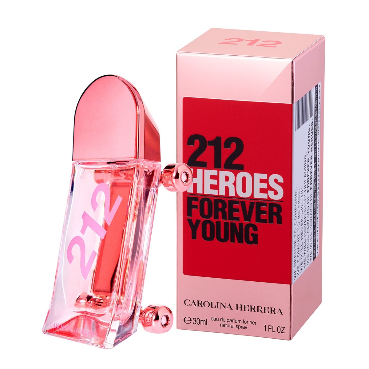 Perfume Carolina Herrera 212 Heroes for Her EDP 30ml Original 