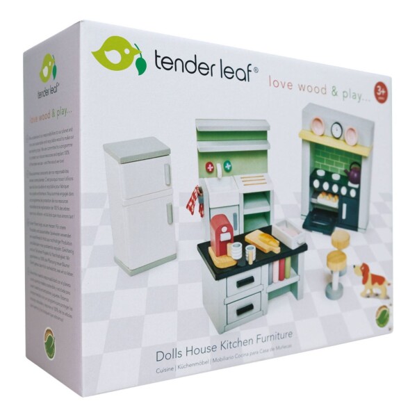 Juguete Muebles Cocina Casa Muñecas Tender Leaf Infantil Juguete Muebles Cocina Casa Muñecas Tender Leaf Infantil
