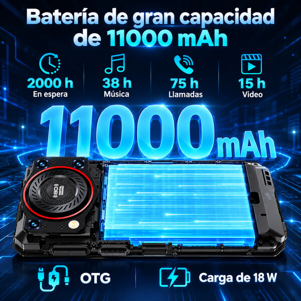 Celular Oukitel Wp53s 16(4+12)gb 128gb 4g CEL OUKITEL WP53S 4/128GB NEGRO